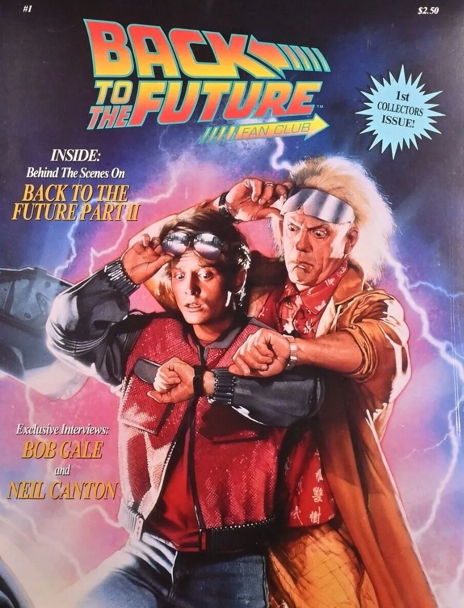 Back to the Future Fan Club Magazine Magazines Values GoCollect (back