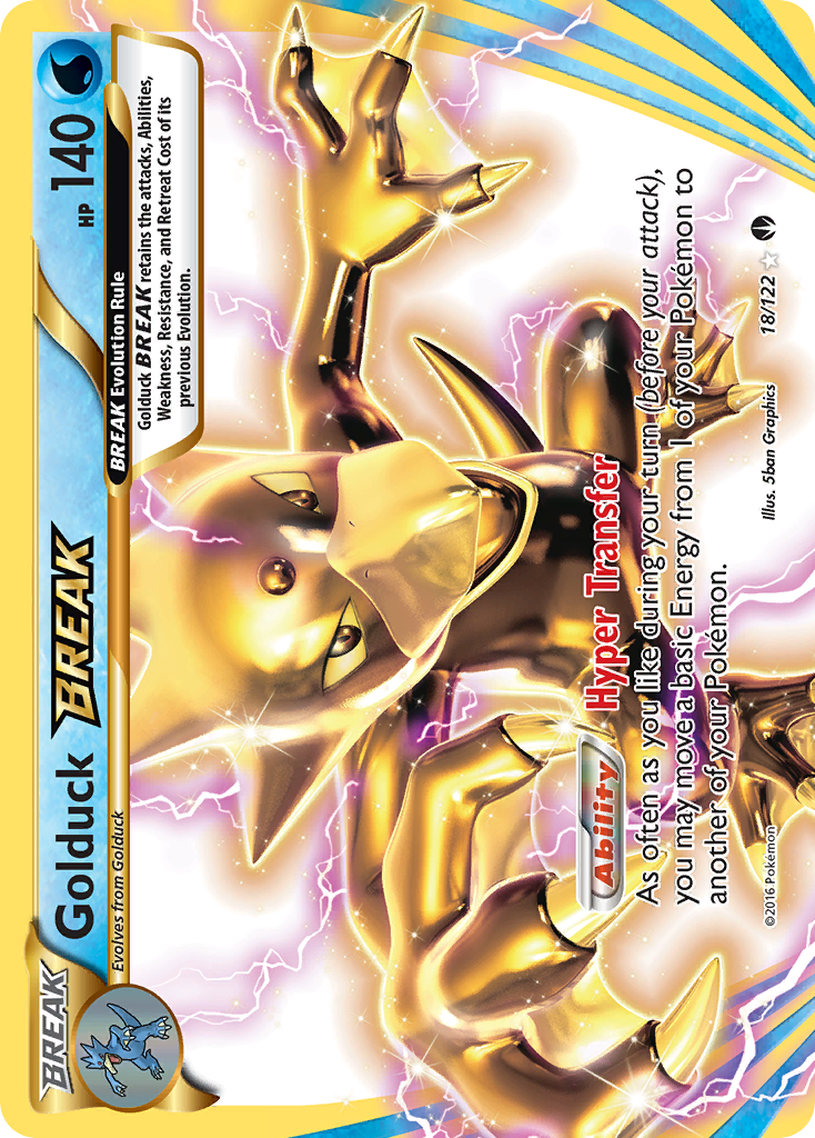 Golduck BREAK (18/122) - BREAKpoint Pokémon Card