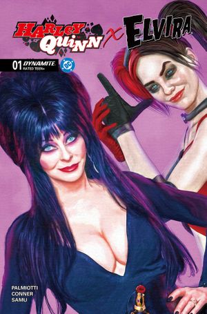 Harley Quinn X Elvira #1 (Cvr Y Inc 1:10 Mark Spears Pink Foc Bonus Variant)