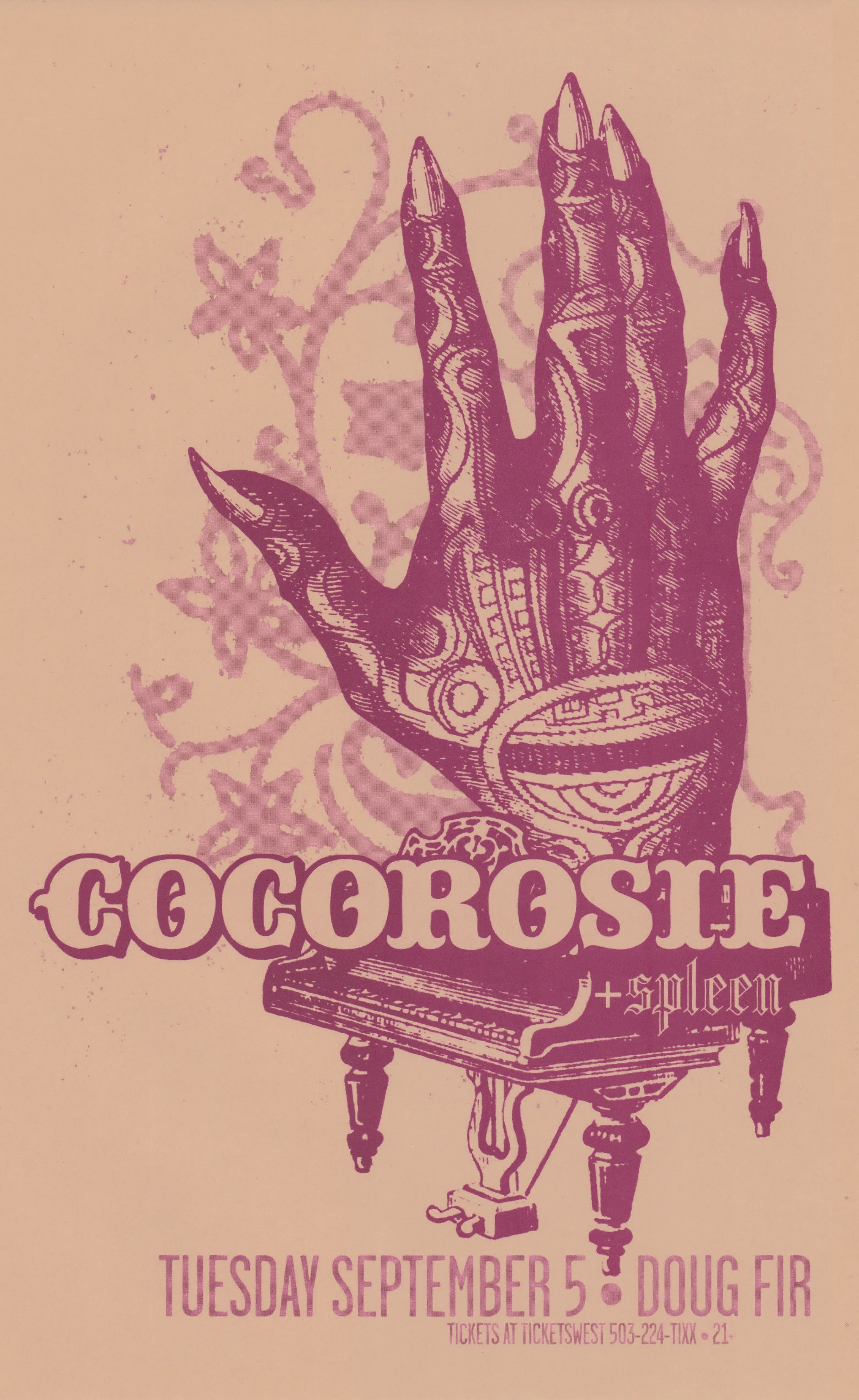 MXP-206.9 Cocorosie Doug Fir 2006 Concert Poster