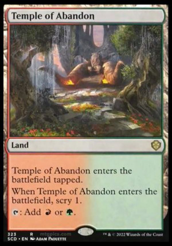 Temple of Abandon (Starter Commander Decks)