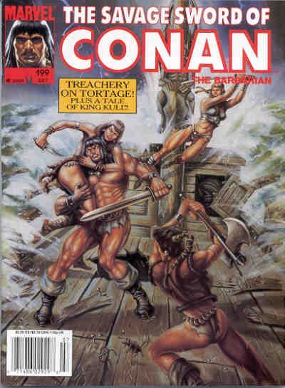 The Savage Sword of Conan #199 Comic