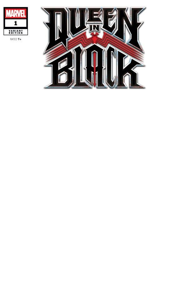 Queen in Black #1 (Blank Cover Variant) Comic