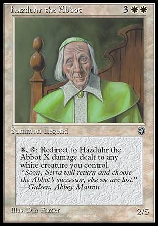 Hazduhr the Abbot (Homelands) Trading Card