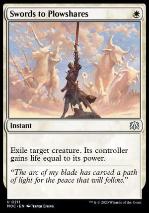 Swords to Plowshares (March of the Machine Commander Decks)