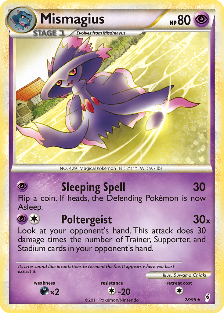 Mismagius (28/95) - Call of Legends Pokémon Card