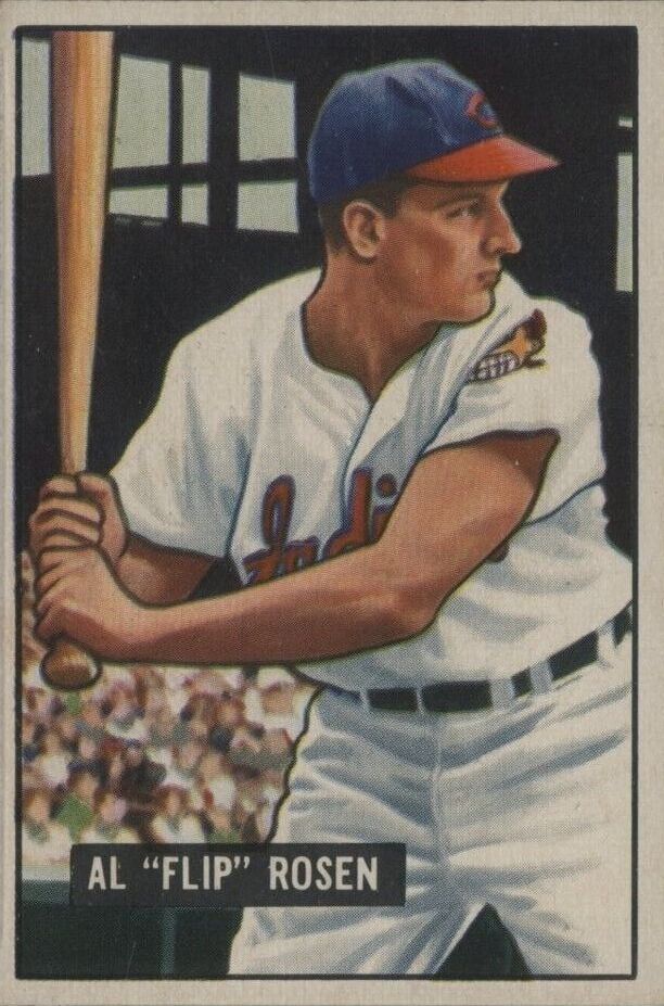 Al "Flip" Rosen 1951 Bowman #187 Sports Card
