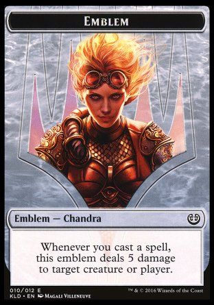 Emblem Chandra, Torch of Defiance (Kaladesh) Trading Card