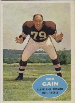 : 1962 Topps # 33 Bob Gain Cleveland Browns-FB (Football