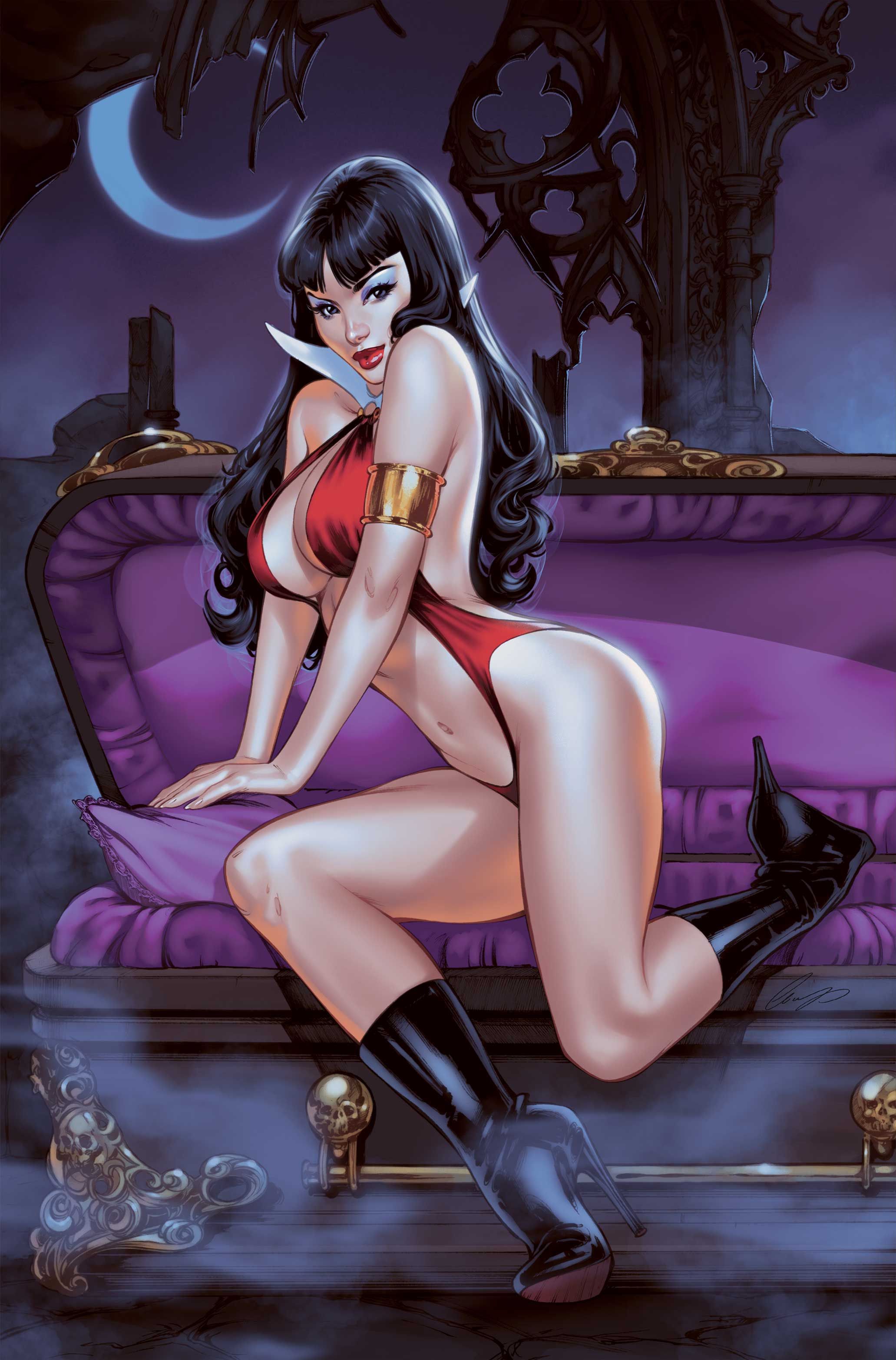 Vampirella #11 (Cvr H Inc 1:10 Elias Chatzoudis Virgin Variant) Comic