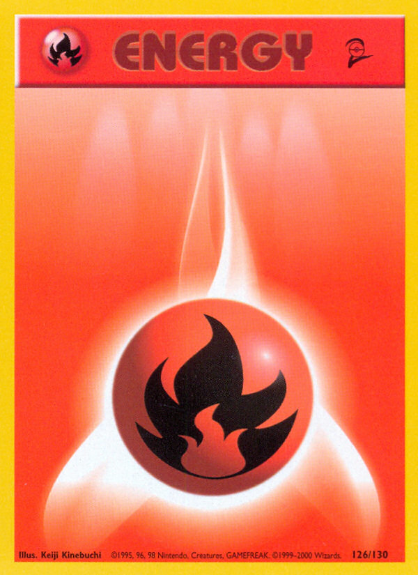 Fire Energy (126/130) - Base Set 2 Pokémon Card