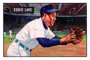 Eddie Lake 1951 Bowman #140 Sports Card