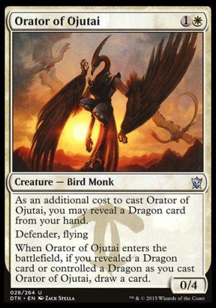 Orator of Ojutai (Dragons of Tarkir) Trading Card