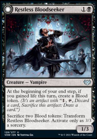 Restless Bloodseeker (Innistrad: Crimson Vow) Trading Card