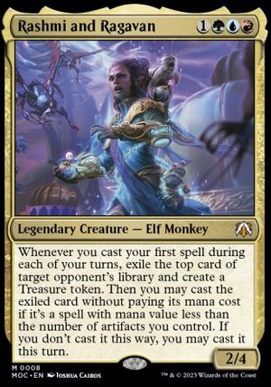 Rashmi and Ragavan (March of the Machine Commander Decks)