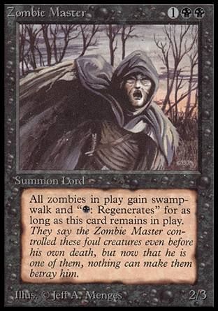 Zombie Master (Beta) Trading Card