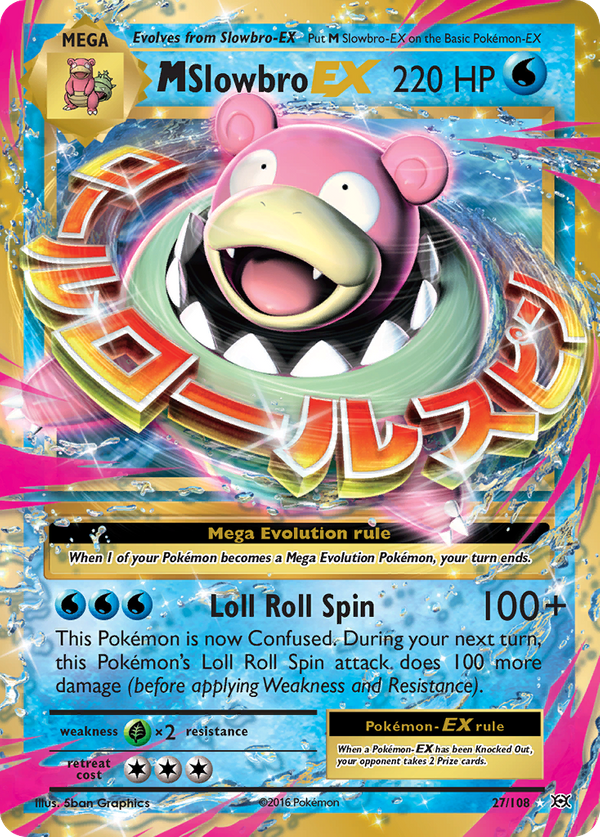 M Slowbro-EX MEGA (27/108) - Evolutions