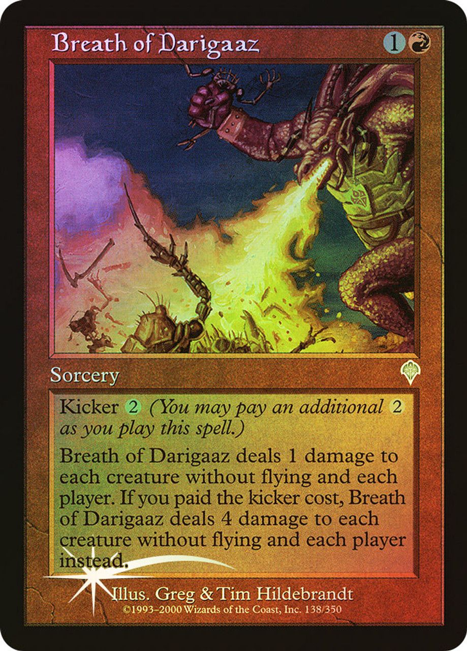 Breath of Darigaaz (Invasion - Foil) Trading Card