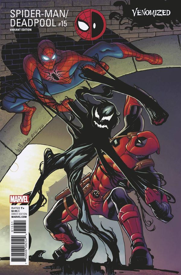 Spider-man Deadpool #15 (Williams Venomized Variant)