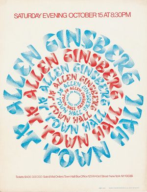 Allen Ginsberg Town Hall 1966