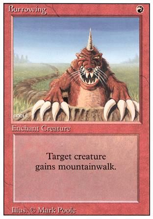 Burrowing (Revised Edition) Trading Card