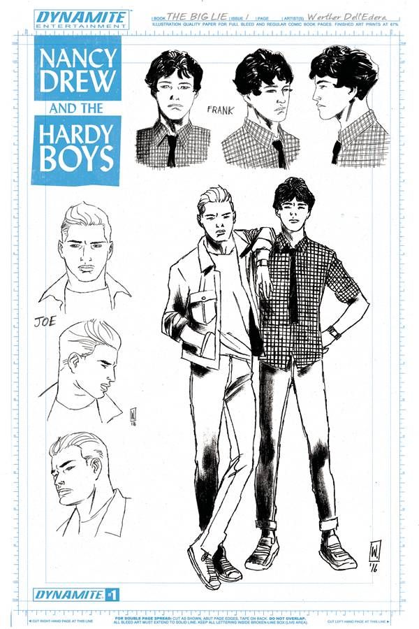 Nancy Drew and the Hardy Boys: The Big Lie #1 (Cover D 10 Copy Hb Design Cover)