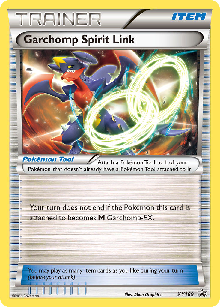 Garchomp Spirit Link (Trainer: Pokémon Tool) (XY169) - XY Black Star Promos Pokémon Card