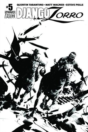 Django / Zorro #5 (25 Copy Lee B&amp;w Cover)