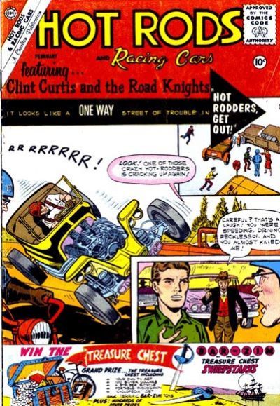 Hot Rods and Racing Cars #50 Comic