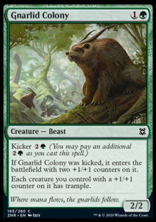 Gnarlid Colony (Zendikar Rising) Trading Card