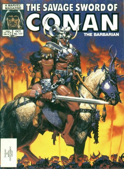 The Savage Sword of Conan #117 Comic