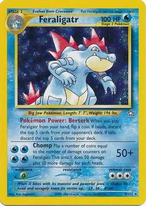 Feraligatr (4/111) - Neo Genesis (Unlimited)