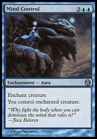 Mind Control (Duels of the Planeswalkers) Trading Card