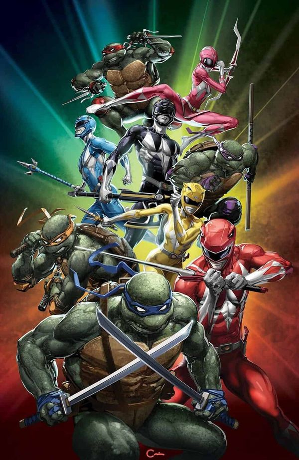 MIghty Morphin Power Rangers/TMNT #1 (Crain Convention Edition)
