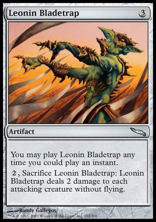 Leonin Bladetrap (Mirrodin) Trading Card