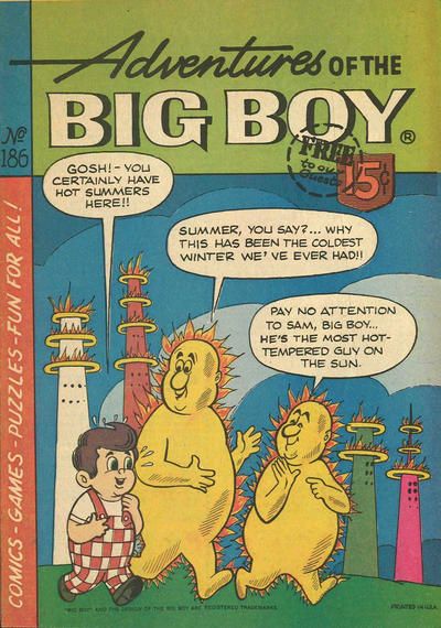 Adventures of Big Boy #186 Comic