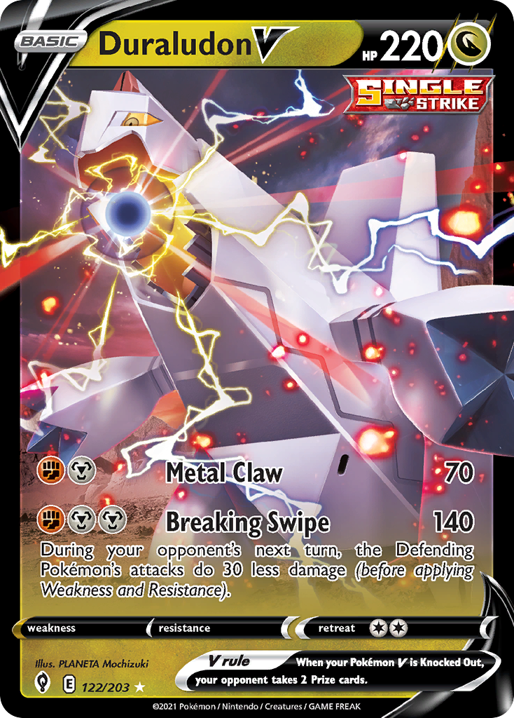 Duraludon V (122/203) - Evolving Skies Pokémon Card