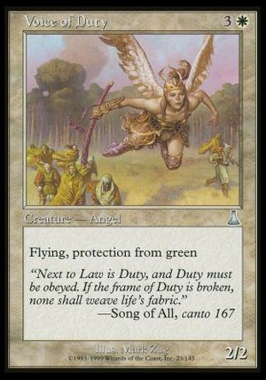 Voice of Duty (Urza's Destiny)