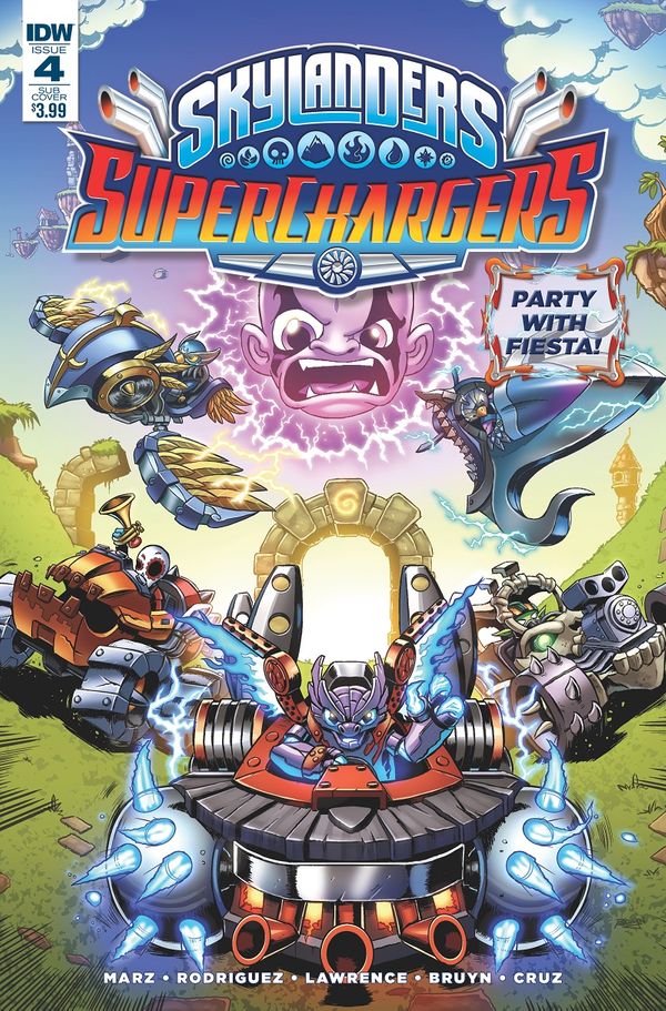 Skylanders Superchargers #4 (Subscription Variant)