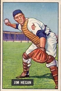 Jim Hegan 1951 Bowman #79 Sports Card