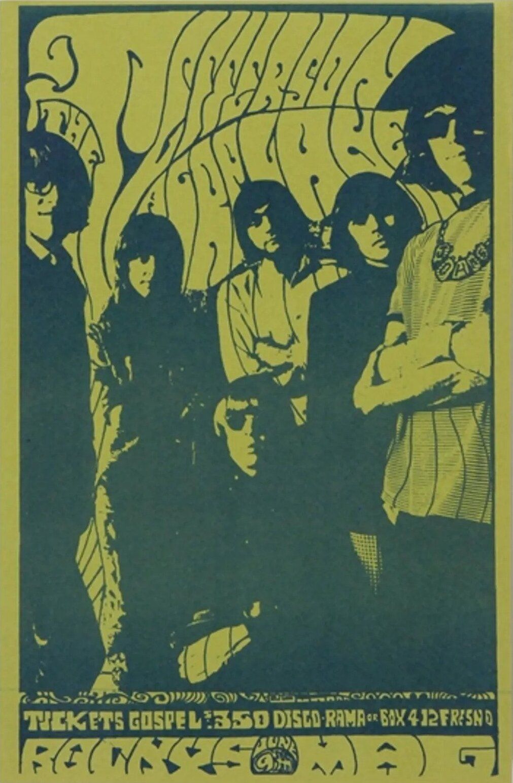 Jefferson Airplane Marigold Ballroom 1967 Concert Poster