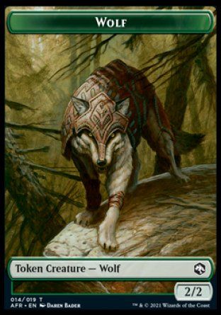 Wolf (Dungeons & Dragons: Adventures in the Forgotten Realms) Trading Card