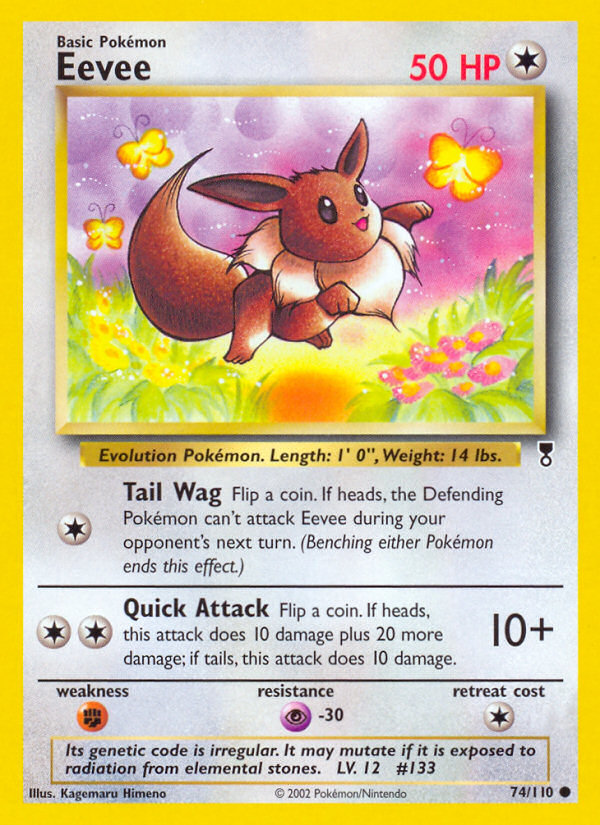 Eevee (74/110) - Legendary Collection Pokémon Card