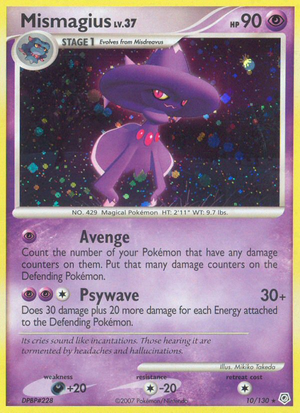 Mismagius (10/130) - Diamond & Pearl (Reverse Holo)