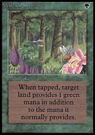 Wild Growth (Alpha) Trading Card