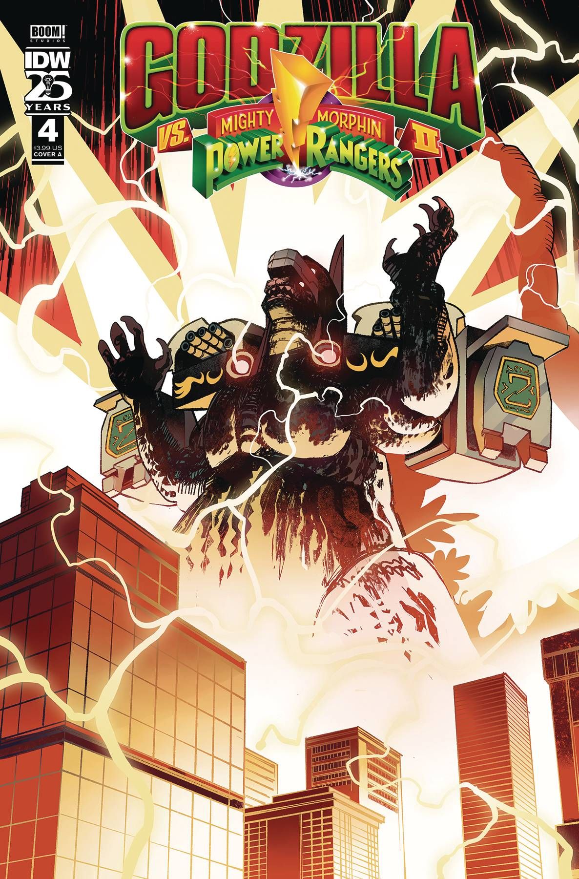 Godzilla Vs. Mighty Morphin Power Rangers II #4 Comic