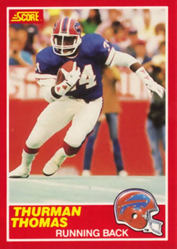 Thurman Thomas 1989 Score #211