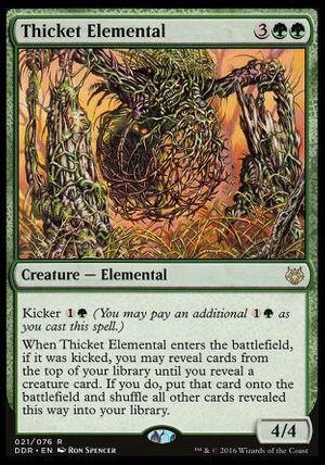 Thicket Elemental (Nissa vs. Ob Nixilis)