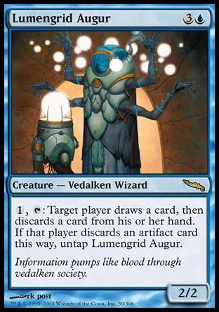 Lumengrid Augur (Mirrodin) Trading Card