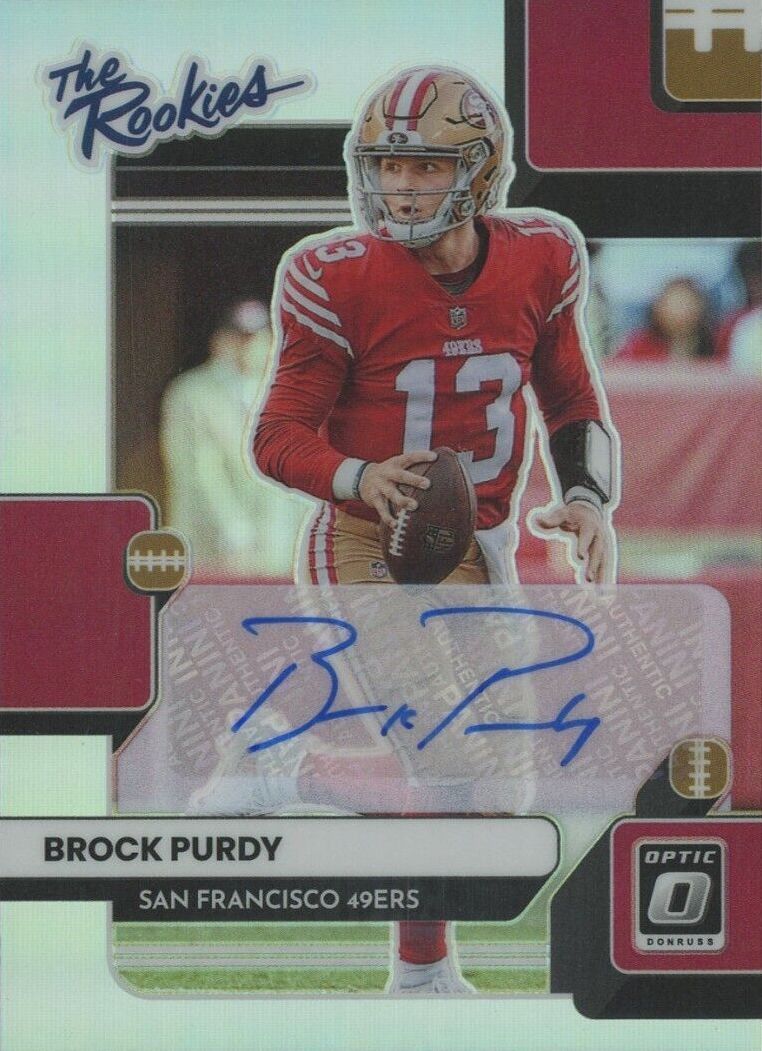 Brock Purdy 2022 Donruss Optic - The Rookies Autographs Football #TR-13 Sports Card